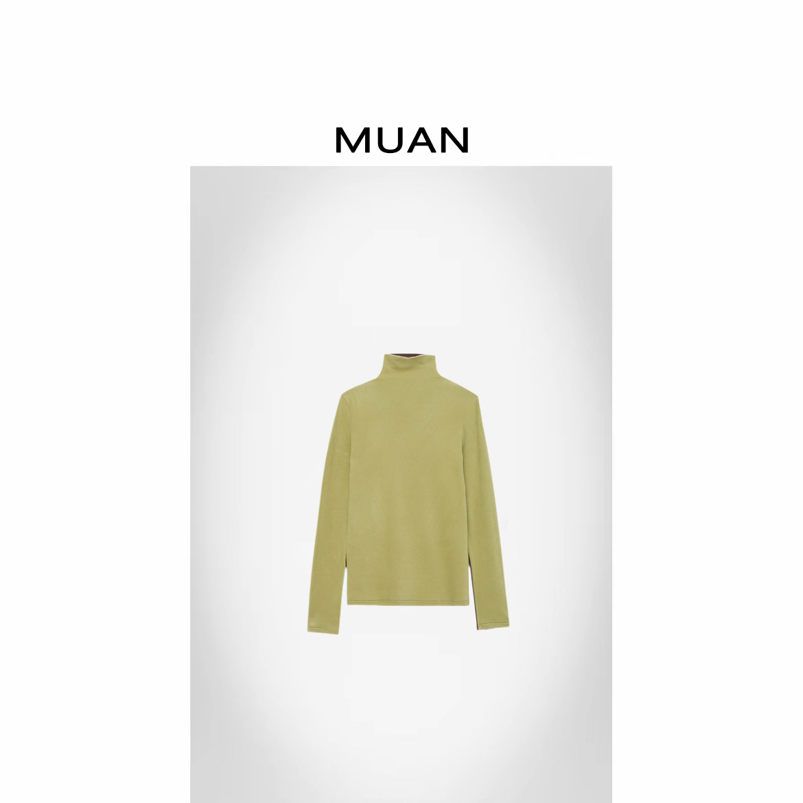 木岸MUAN：《千禧时代打底》定制拼接高级宽松长袖百搭上衣D-JD-8530