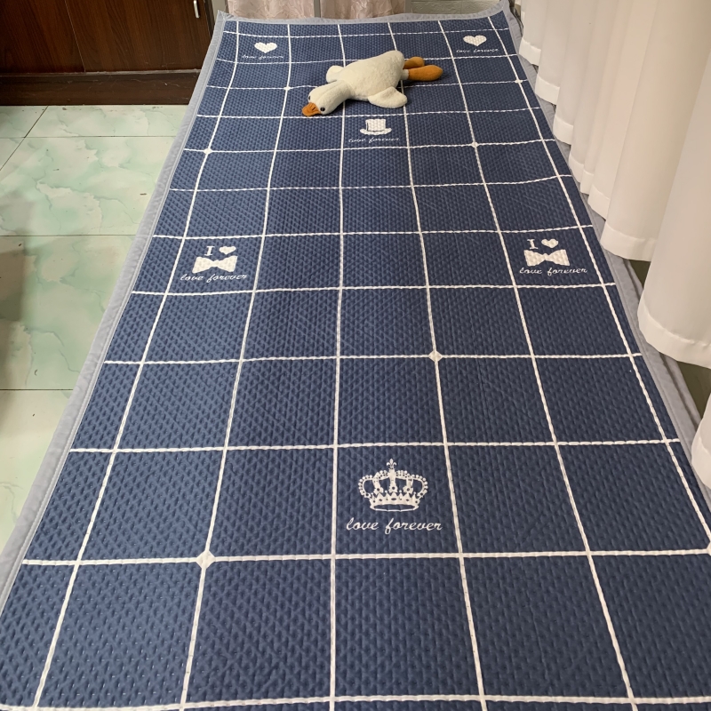 新款单人床盖四季床单防滑夹棉单人学生宿舍床单上下铺沙发垫