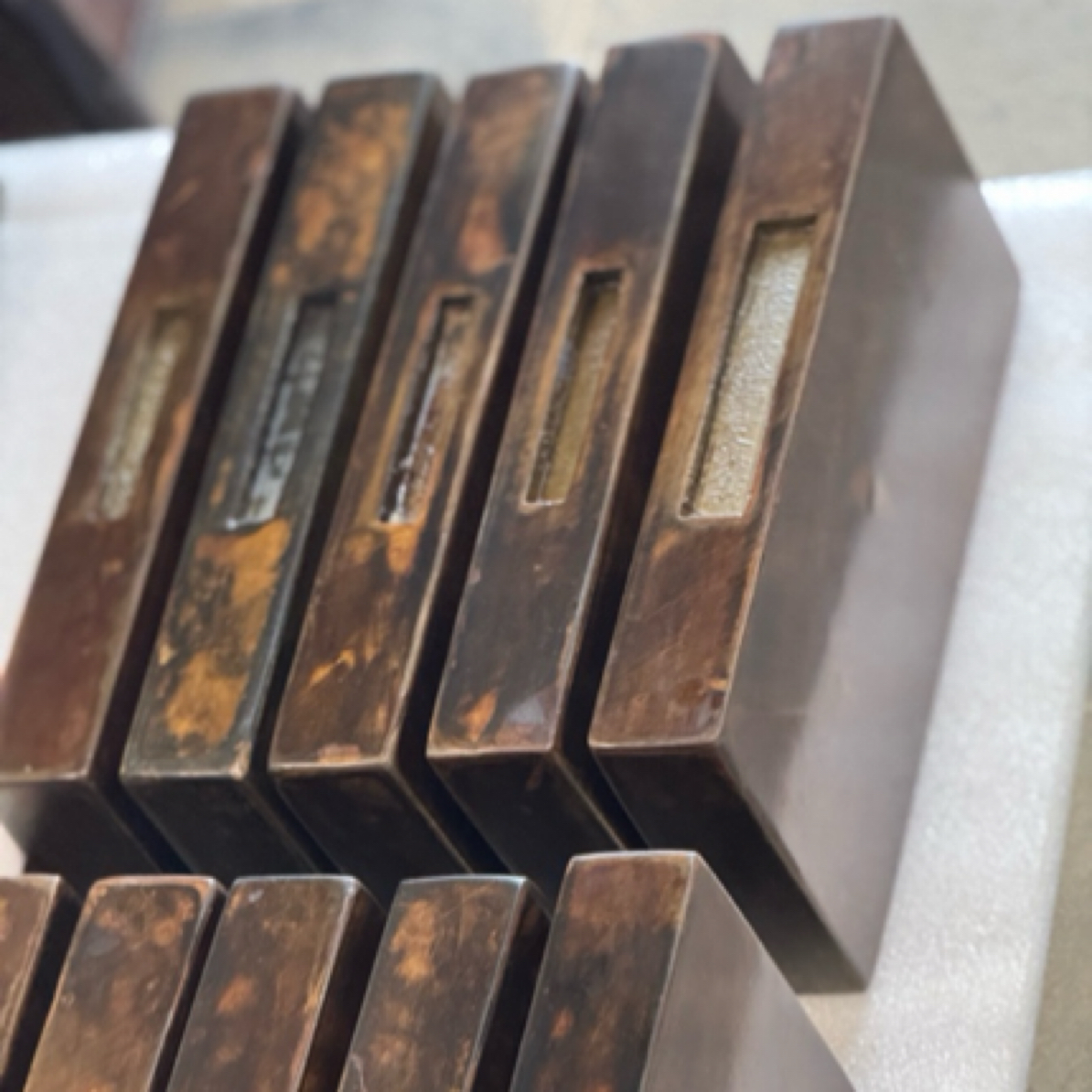 蘇磚®「小品·30cm长方」非遗御窑金砖底座干泡茶台大漆柴烧手工茶具