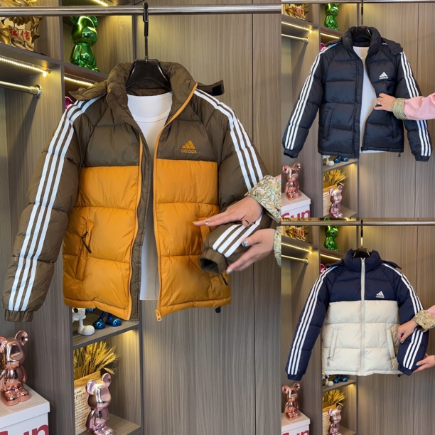 冬季保暖大棉简约拼色百搭休闲棉服棉衣秋冬加厚812