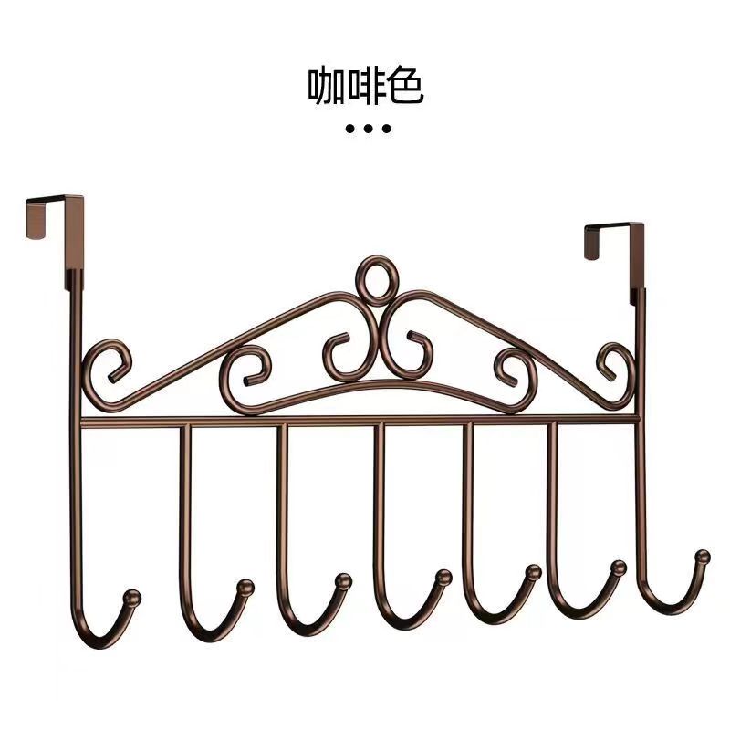 门上衣架挂钩神器免打孔门上挂架衣服衣帽置物架挂衣架壁挂架创意