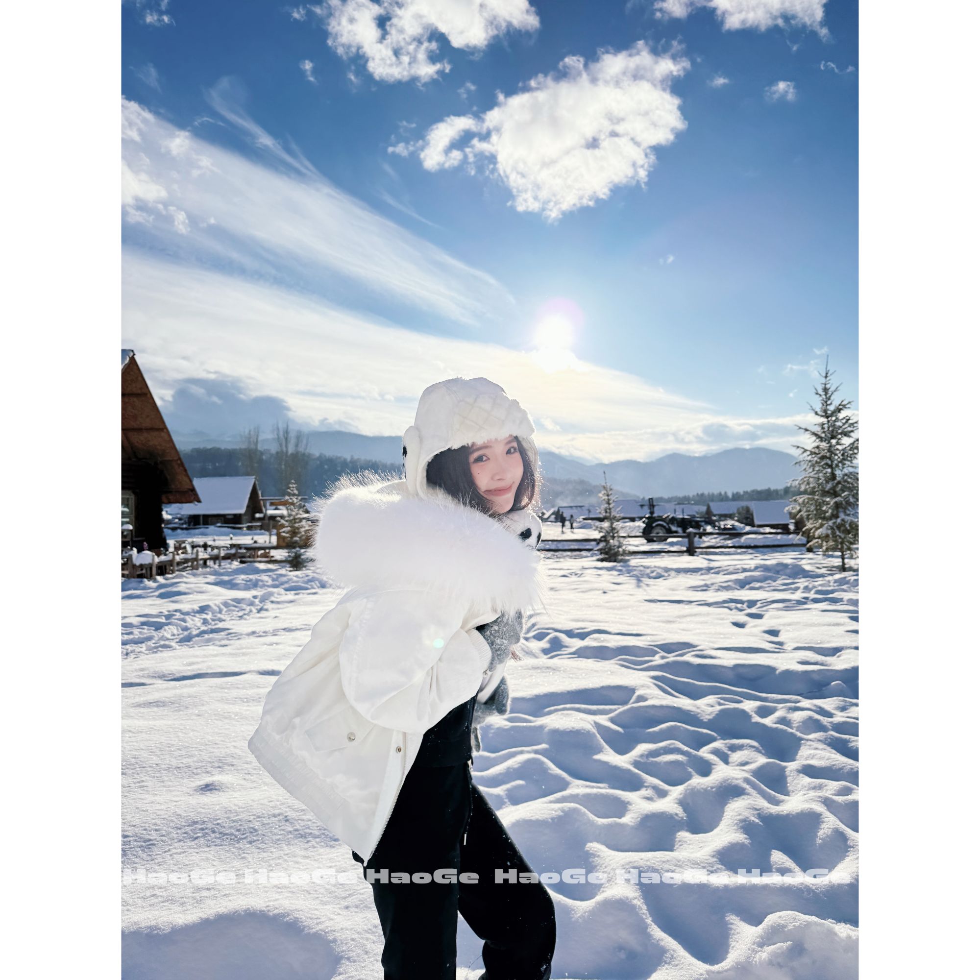 浩哥严选●飞行日记HGQ5YRF4700A羽绒服预短款加厚保暖冬季设计款