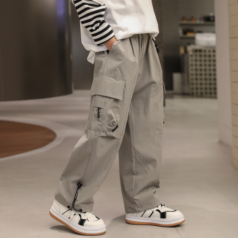 童装男童秋装裤子2025儿童中大童潮酷痞帅休闲裤春秋男孩工装裤