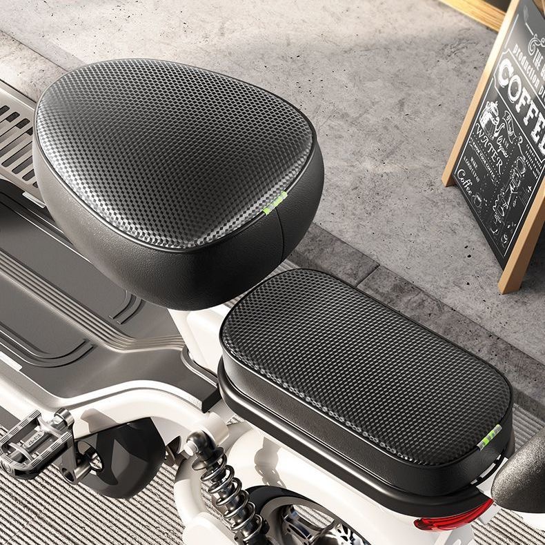 电动车座套电动车坐垫套防水防晒皮革座套加厚电动自行车通用座套