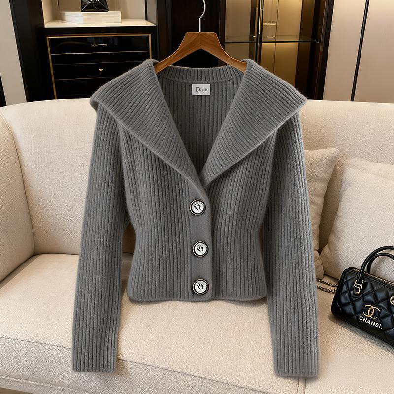 高级感时尚洋气针织衫毛衣秋季2025年新款可外穿精致打底长袖上衣