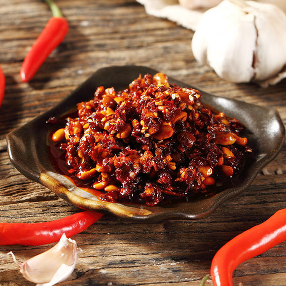 湘西纯手工擂辣椒油辣椒香香辣辣家中必备