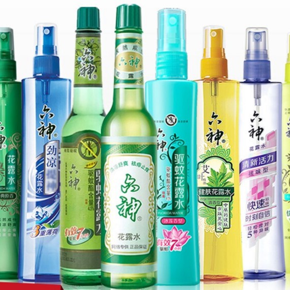 经典六神花露水持久驱蚊蚊不叮防蚊虫快速止痒沐森堂夏威夷果味