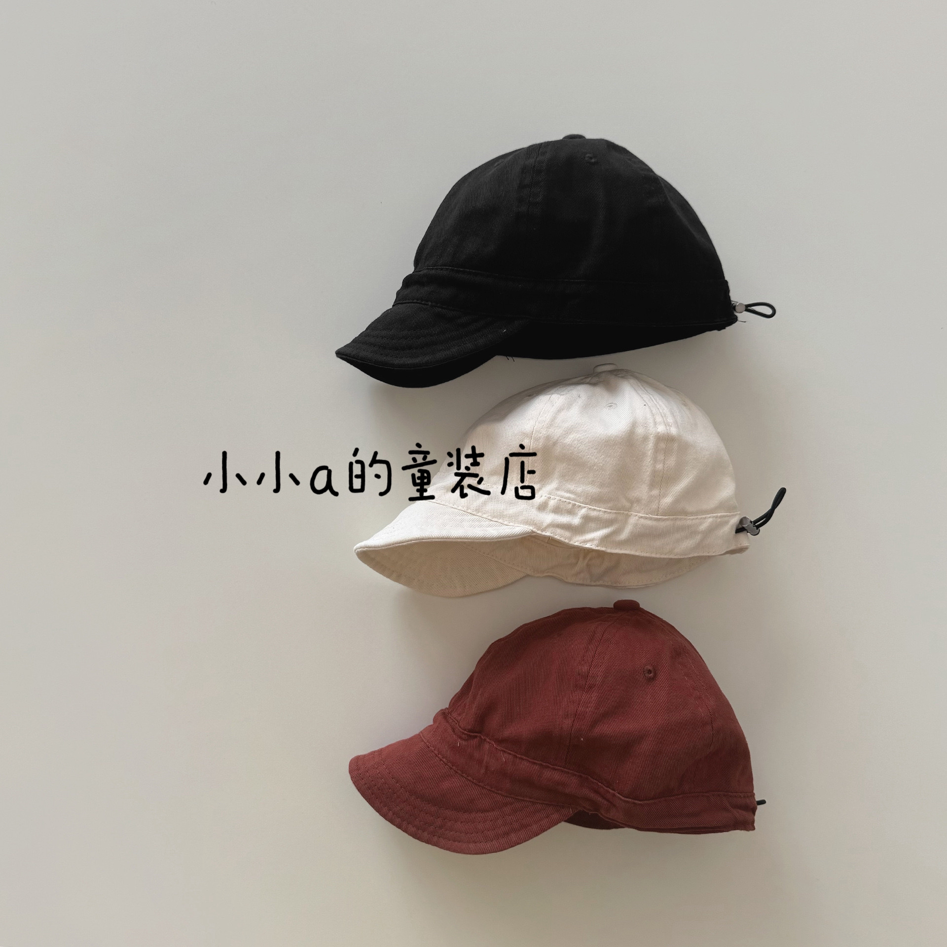 韩国宝宝帽子春秋春季2025新款纯色小檐儿童鸭舌帽男宝宝棒球帽