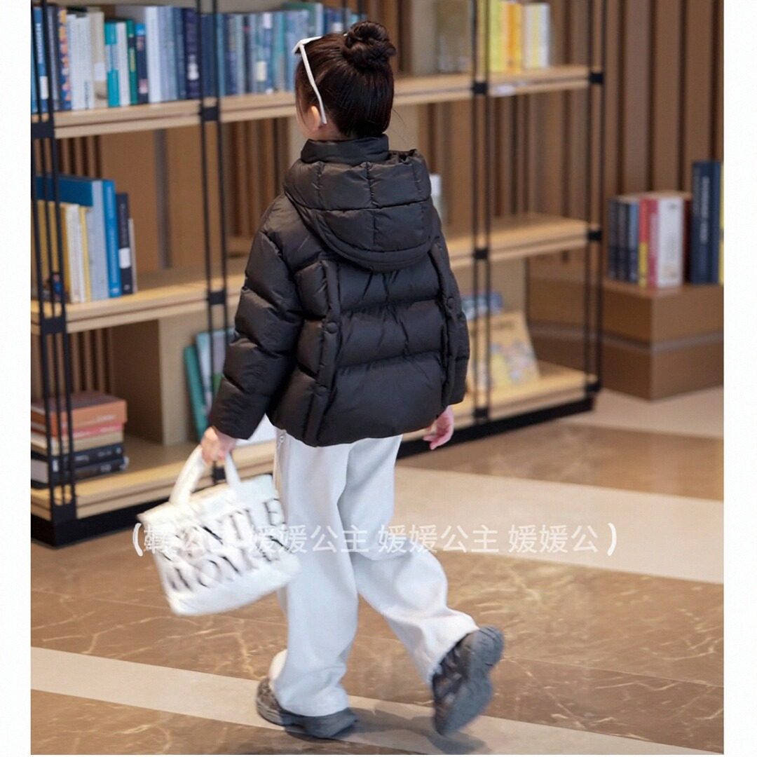媛媛公主2025冬季羽绒服女童外套秋冬款加厚三防衣服15415R097