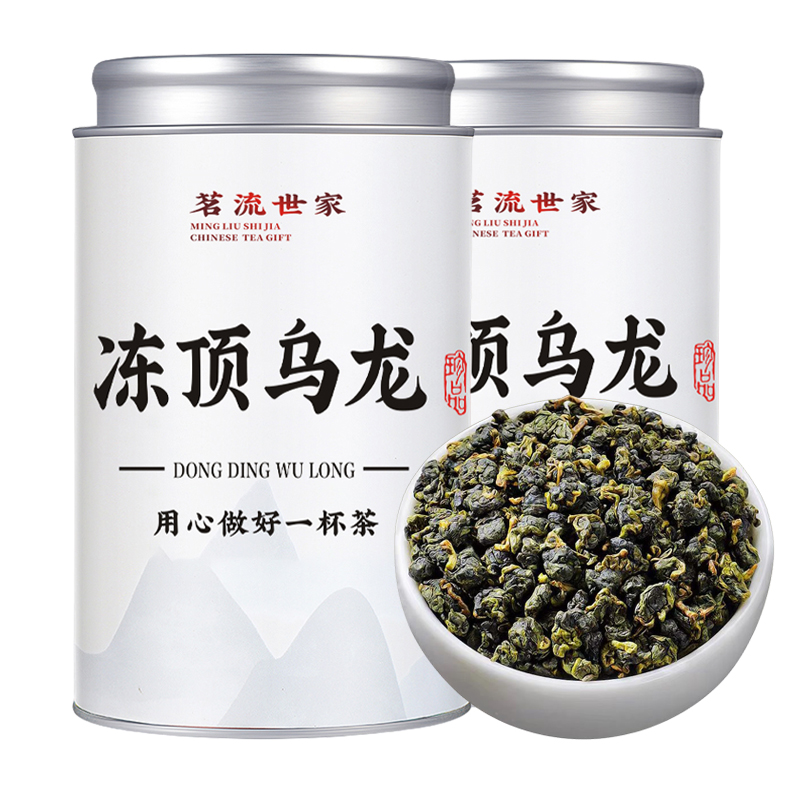 正宗冻顶乌龙正季新茶台式高山乌龙茶阿里山浓香型台湾高山茶