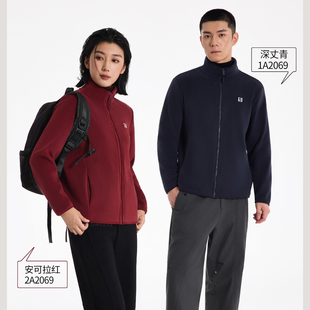 云感绒男女同款时尚百搭轻弹绒感衣保暖上衣奥粒绒外套防风抓绒衣