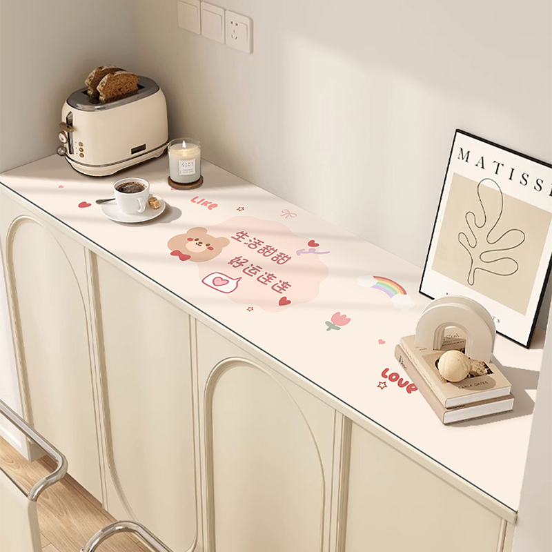 餐边柜吸水垫电视柜台面保护垫子隔水垫桌垫硅藻泥玄关柜鞋柜垫