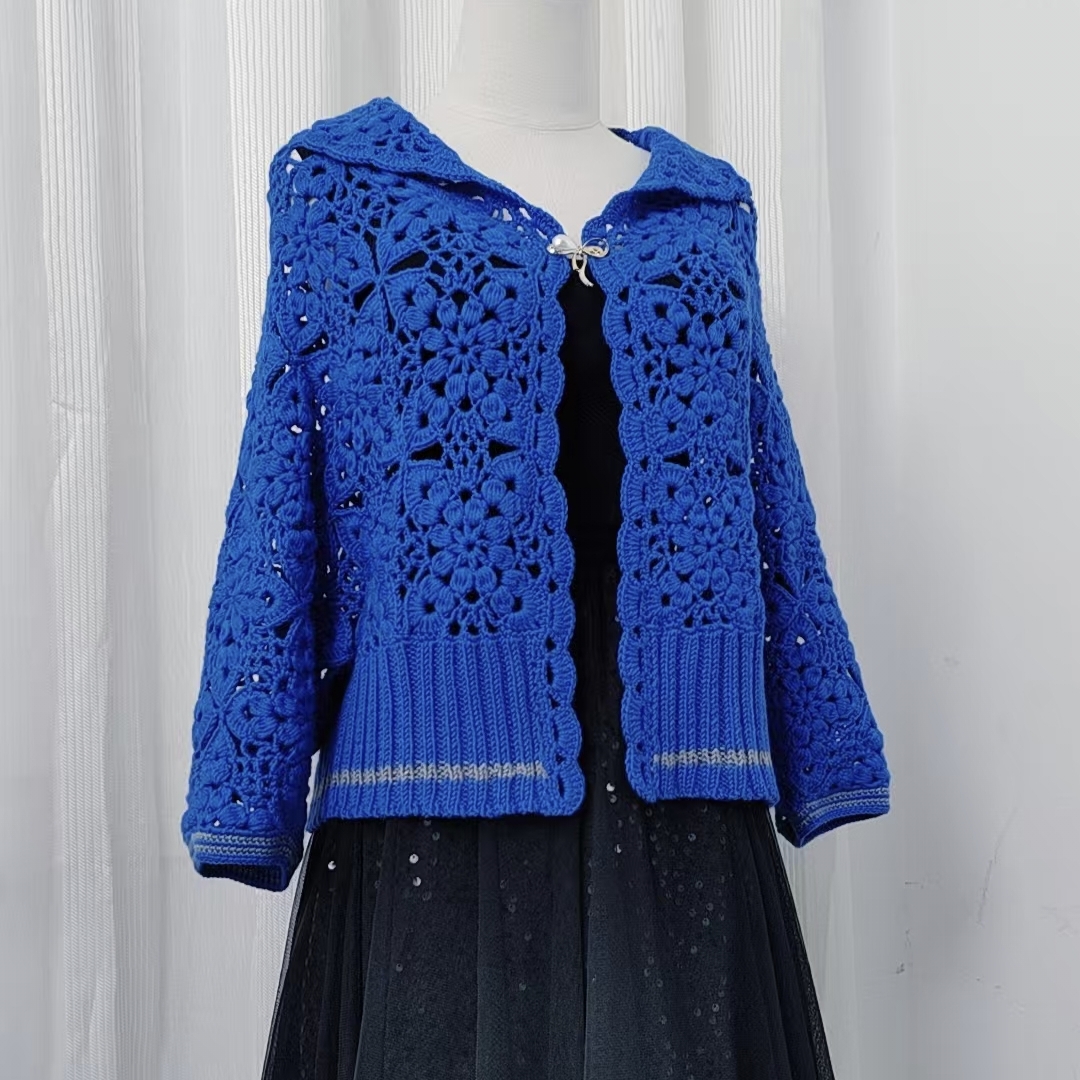 白云秋韵开衫教程