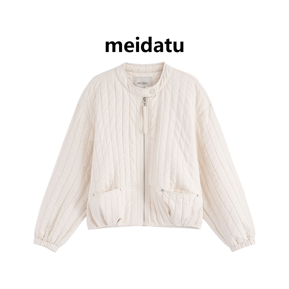 美哒兔（柔柔白雪）简约轻便保暖廓形外套CK3006-27