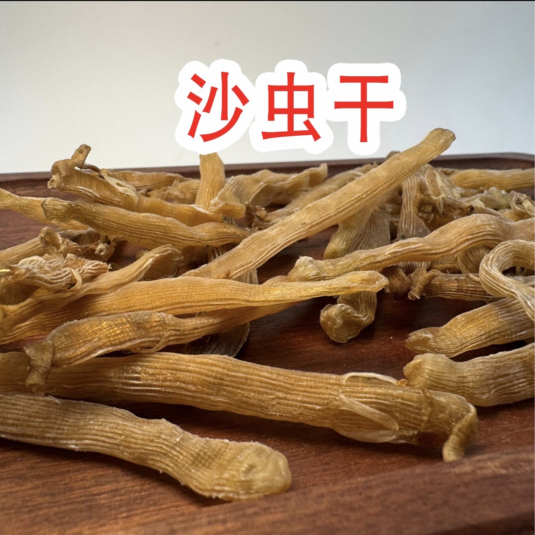 【月自明】广东湛江沙虫干特大干货煲汤煮粥材料25克/罐50克/罐