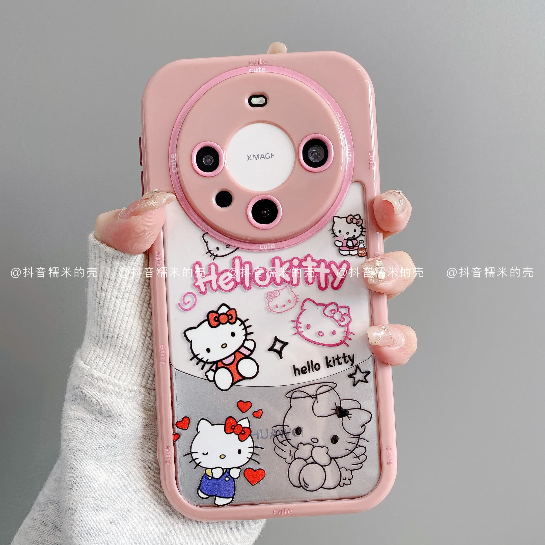 奶油壳适用华为mate70pro/60/50/40苹果16pro小米手机壳凯蒂多多