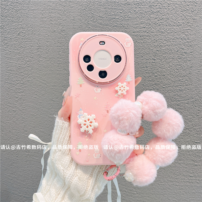 金属小胖妹适用苹果17/iPhone/华为荣耀/VIVO/OPPO/小米手机壳潮