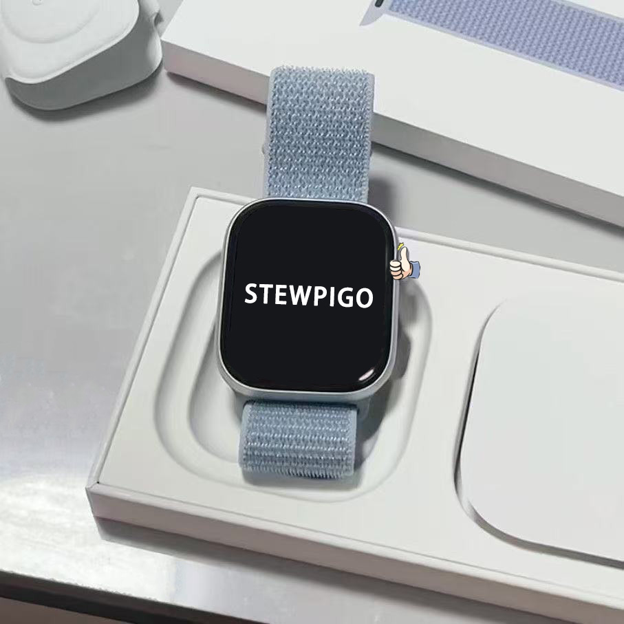 STEWPIGO Watch S10智能手表顶配版防水运动多功能超薄屏s10手表