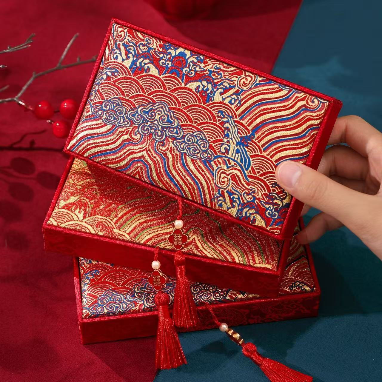 古风红包盒祥云红包盒