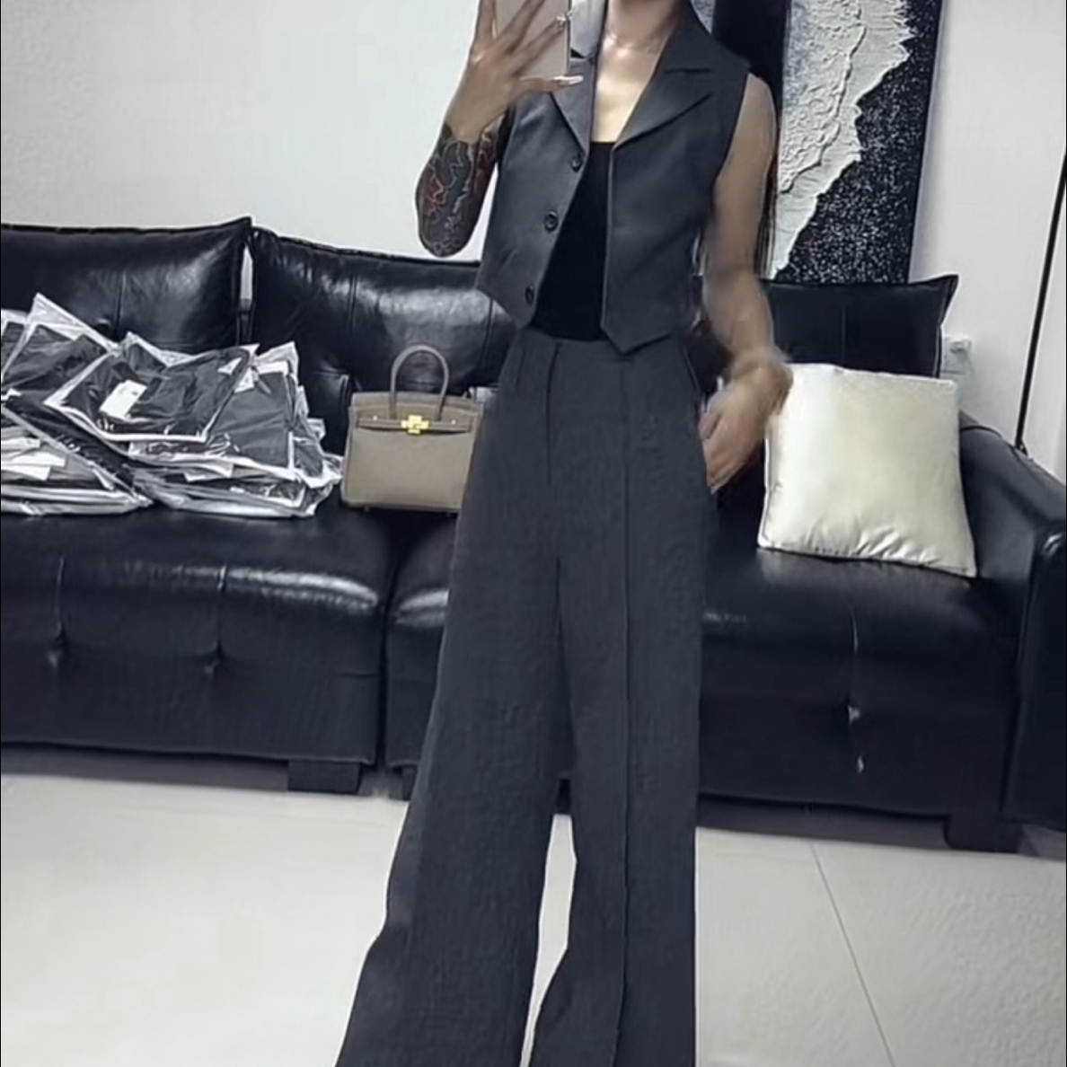 Y新款简约时尚休闲大气气质减龄精品女装