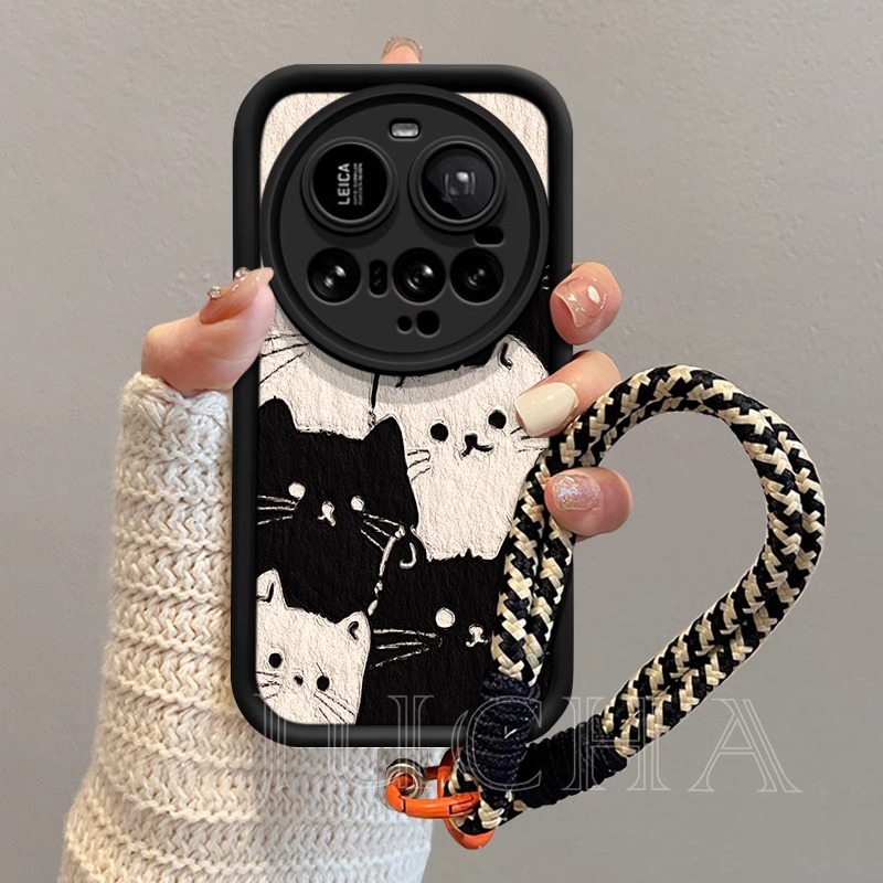 多只猫咪适用小米17ultra手机壳17promax新款15spro防摔硅胶高级