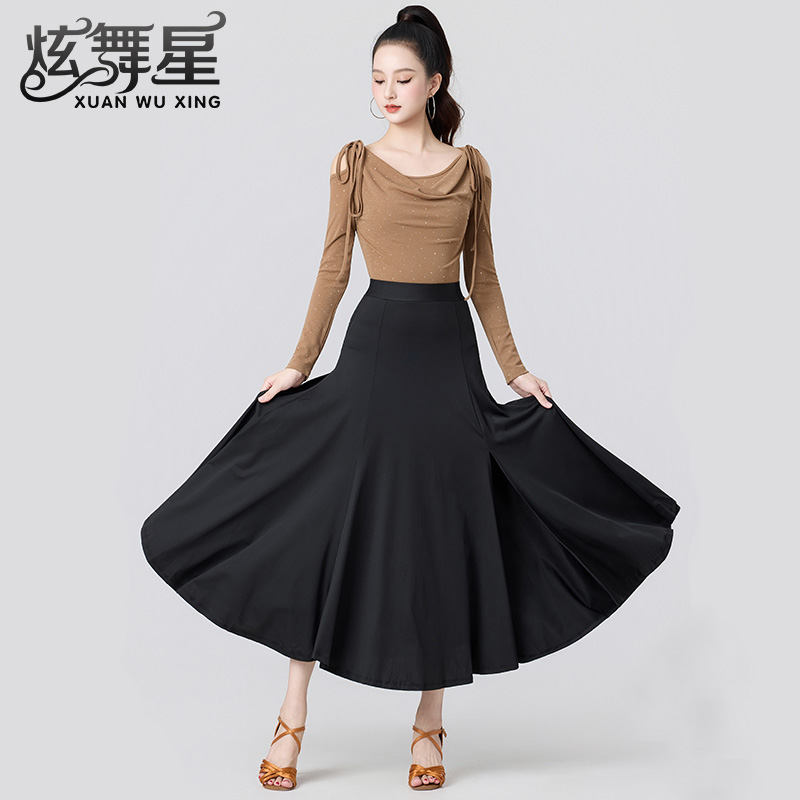 高级感国标摩登舞服时尚拉丁舞套装跳舞服交谊舞华尔兹练习表演服