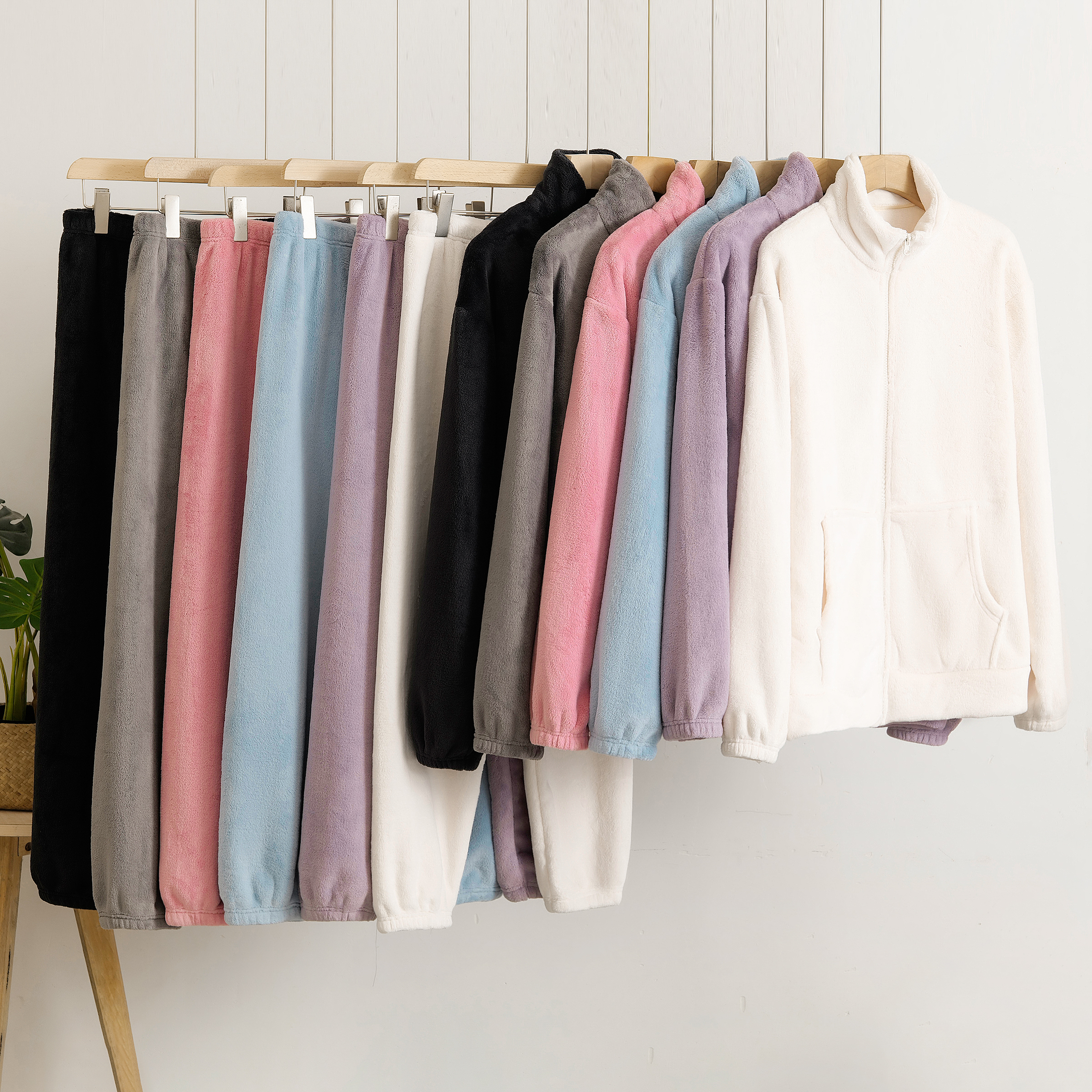 【升级二代】秋冬新款熊猫绒加厚保暖睡衣可外穿家居服女可外穿