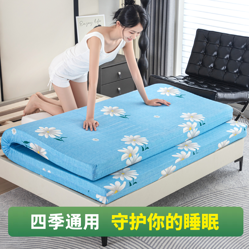加硬120D高密度海绵床垫单人双人学生宿舍床垫家用飘窗回弹棉床垫