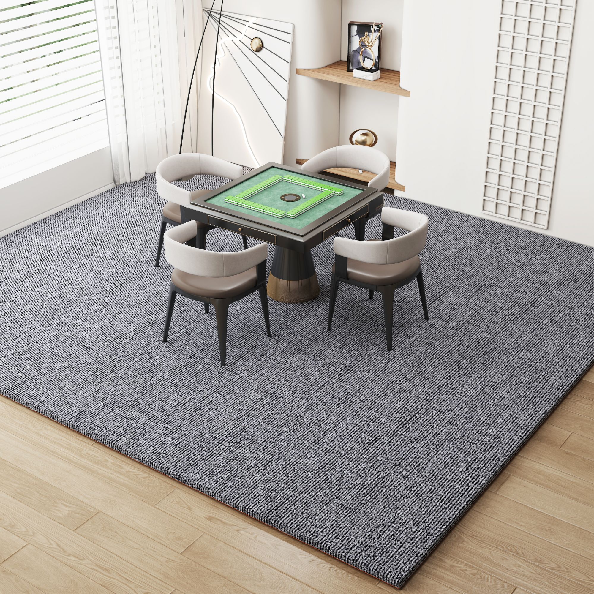 麻将机专业隔音垫消音静音地毯楼层减震垫子棋牌室防震免打理桌垫