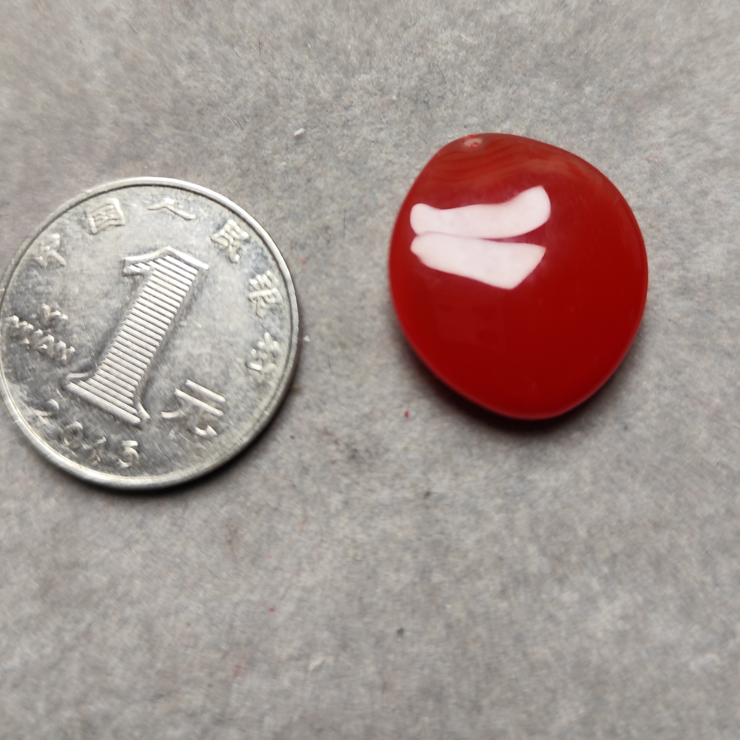 非金属珐琅吊坠 青鱼石&迷你宠粉款&红色原色可选&挂绳可选