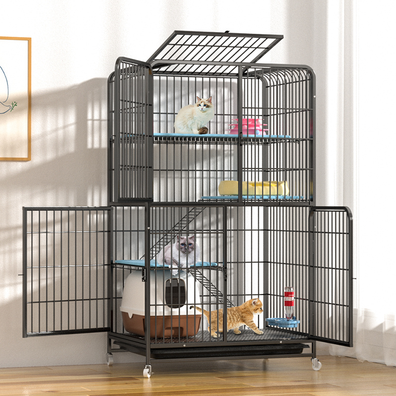 超大自由空间猫别墅室内别墅两层猫厕一体特大号猫咪