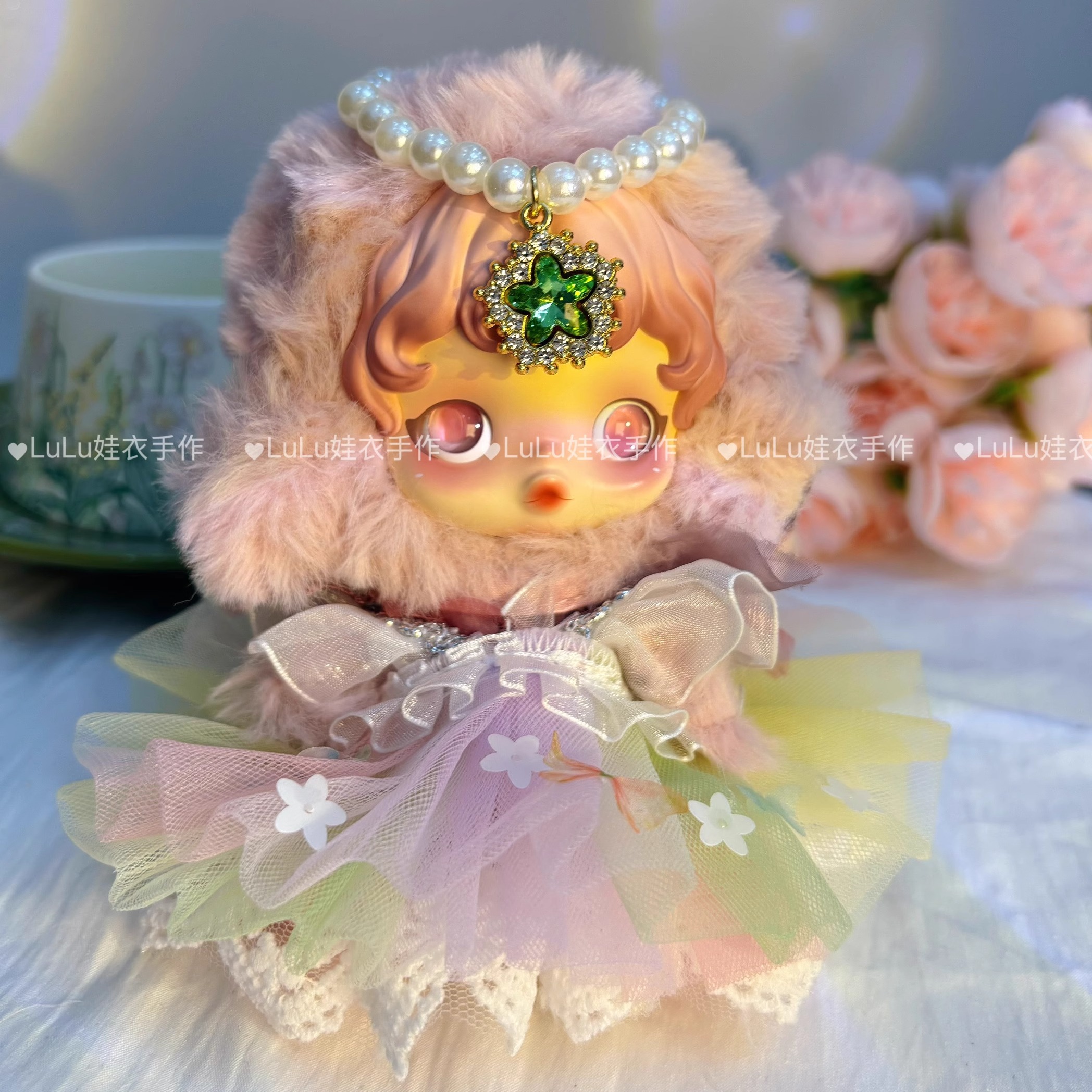 SKULLPANDA娃衣2025新款skullpanda光织园一代二代搪胶漫熙衣服挂