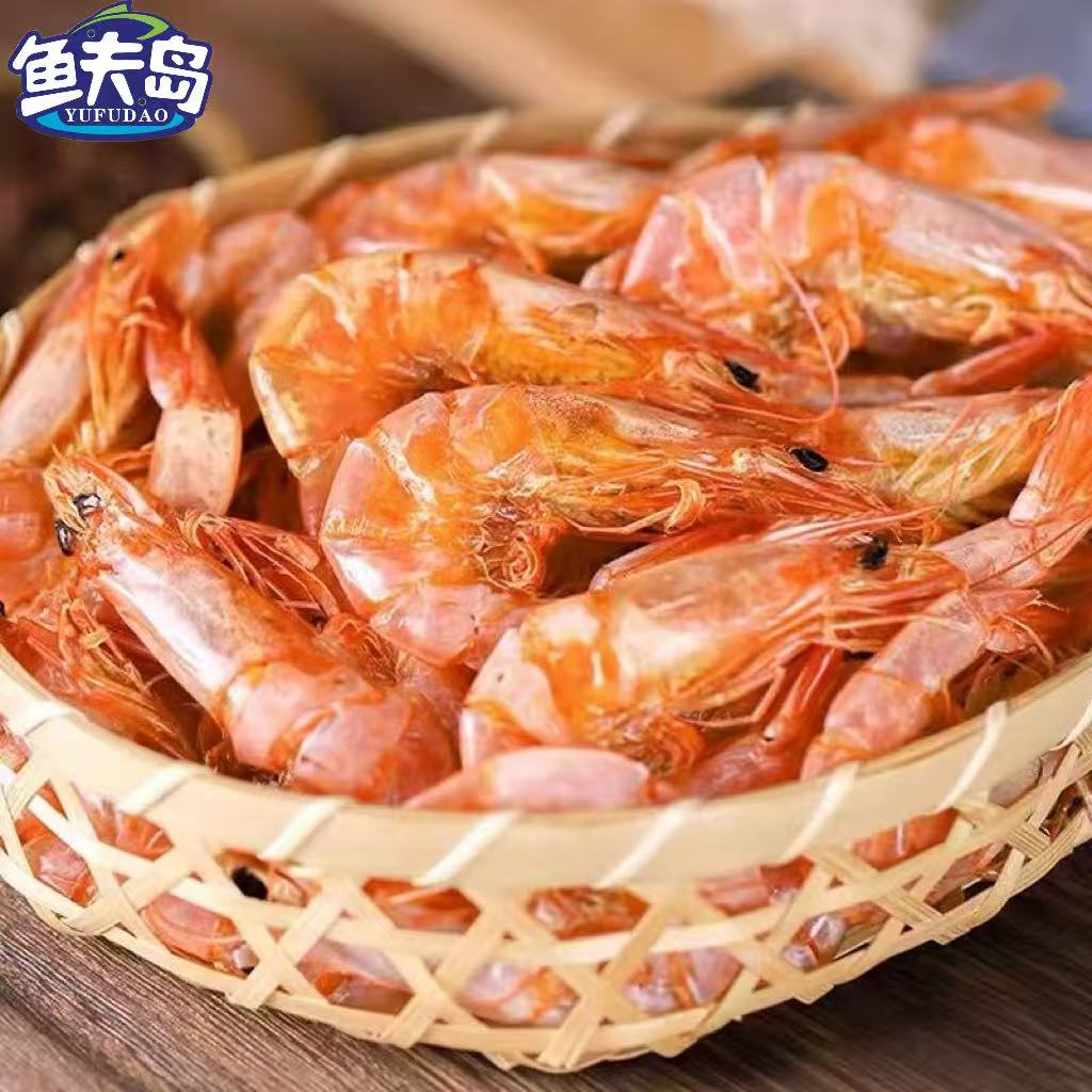 即食海鲜美味脆皮虾干 4包*250g/包