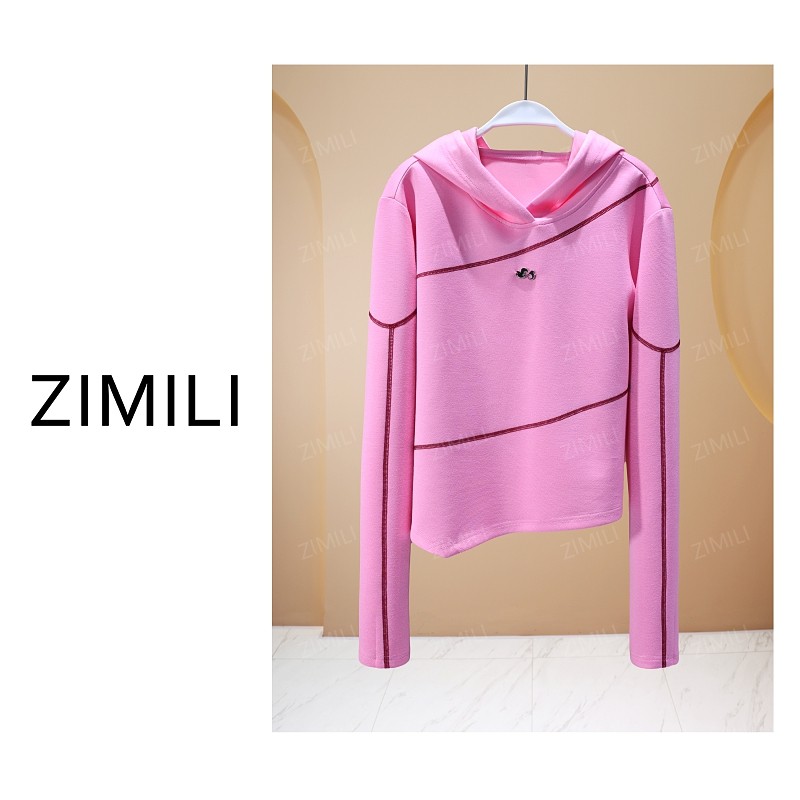 【亮哥欧货女装】冬季加厚《热感系列》高弹显瘦卫衣打底上衣26292-B4