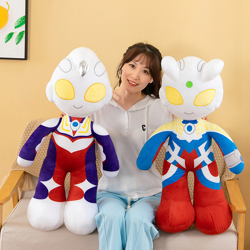 欧布赛罗奥特曼毛绒玩偶迪迦公仔大号动漫冬天男孩礼物布娃娃玩具