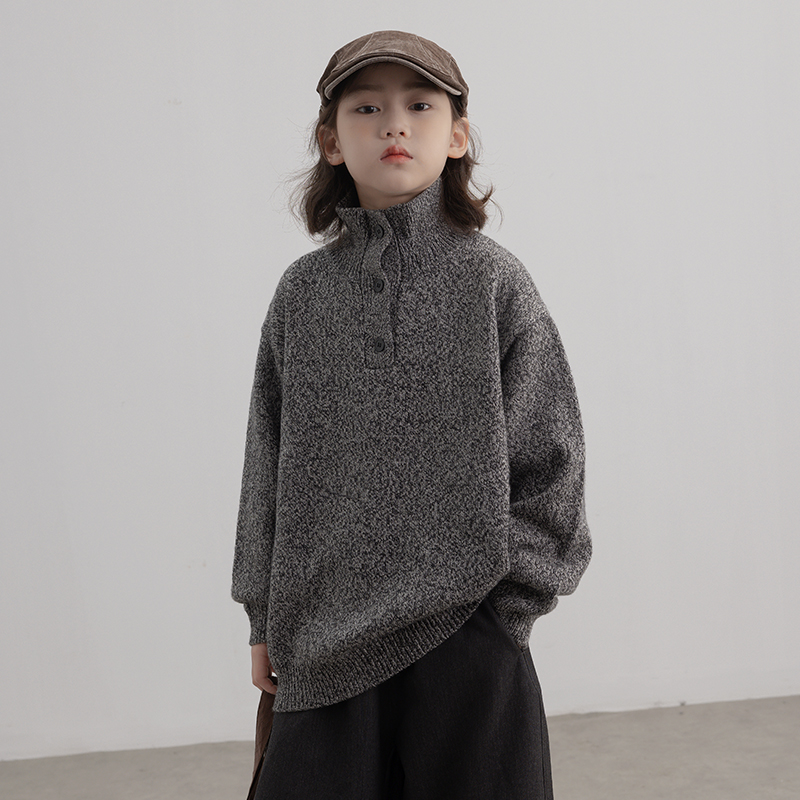 【2025秋冬款上新】男童毛衣儿童宽松秋冬季针织毛线衣中大童童装潮
