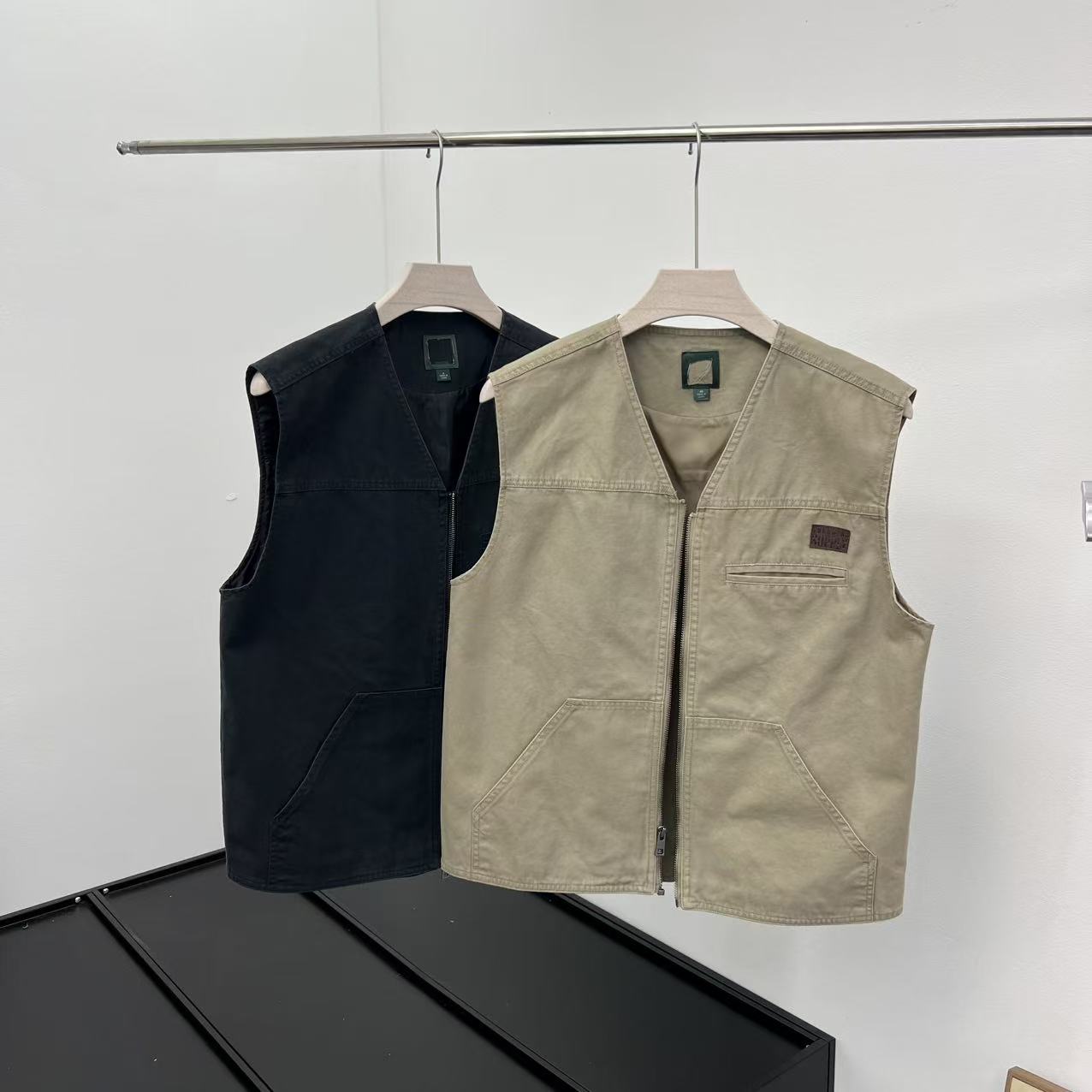 美单工装 大牛货  男士棉质水洗复古休闲百搭工装马甲