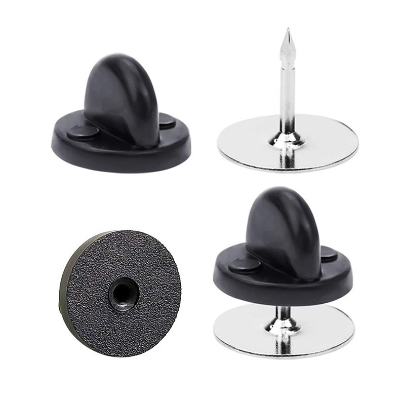 蝴蝶扣平头扣通用款胸针备用扣背扣小胸章刺马针徽章手工配件