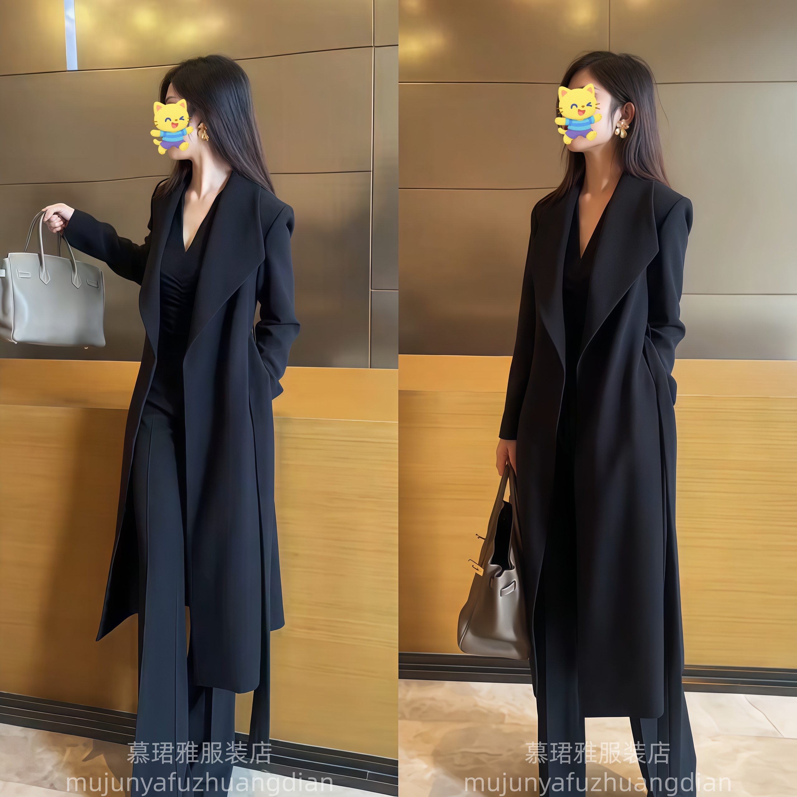 爆款网红同款2025年春季新款高端气质时尚收腰系带风衣外套女