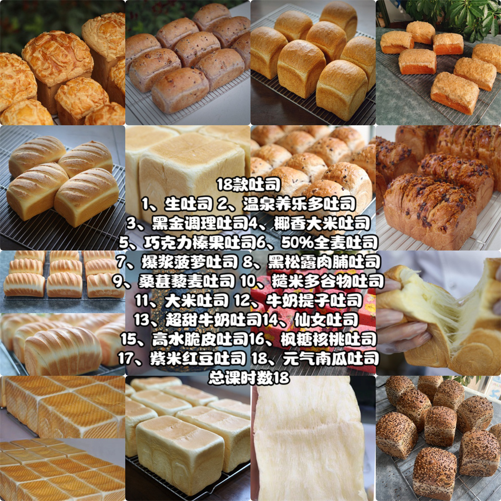 吐司系列套课热卖吐司合集视频教程