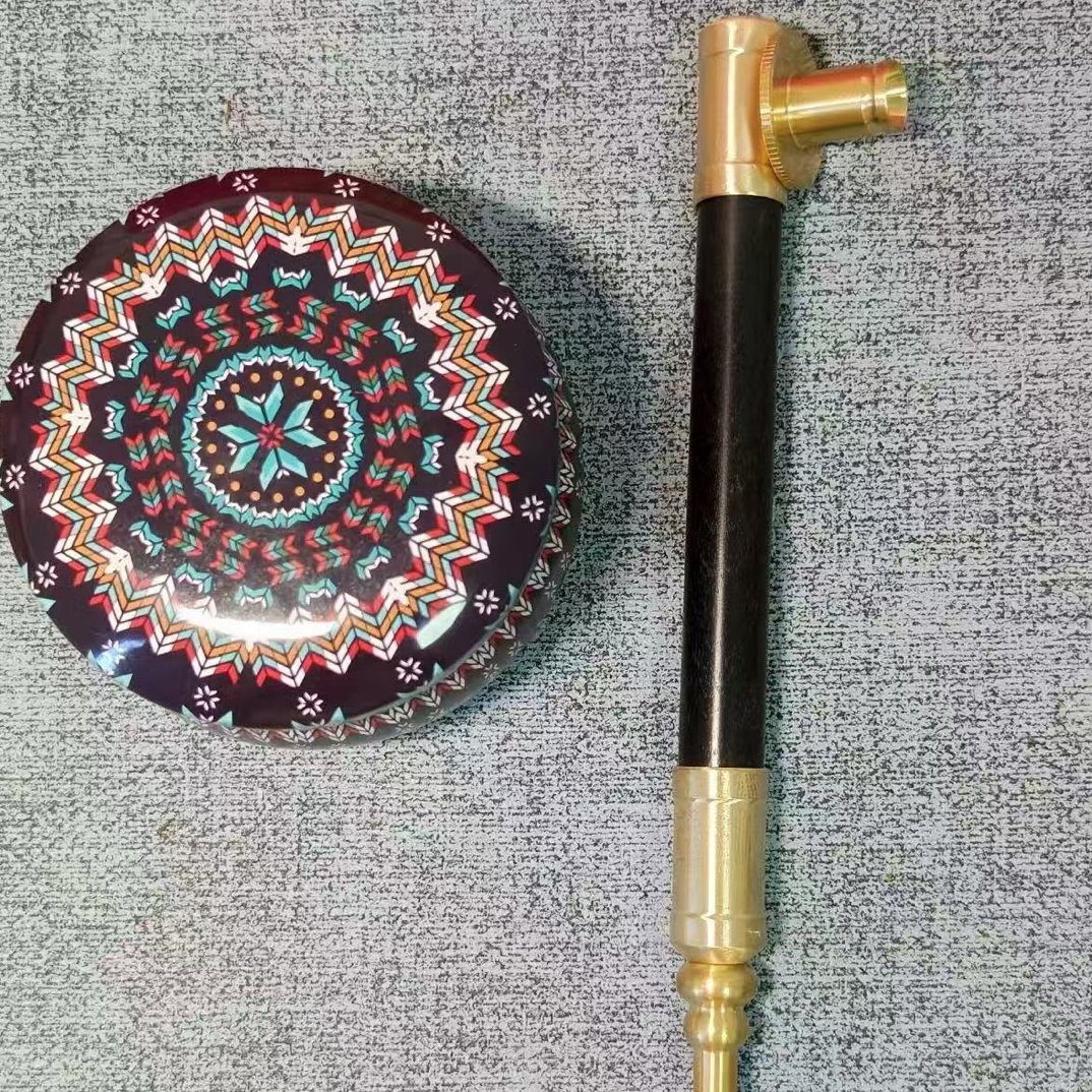 18公分黑檀木一口香三件套