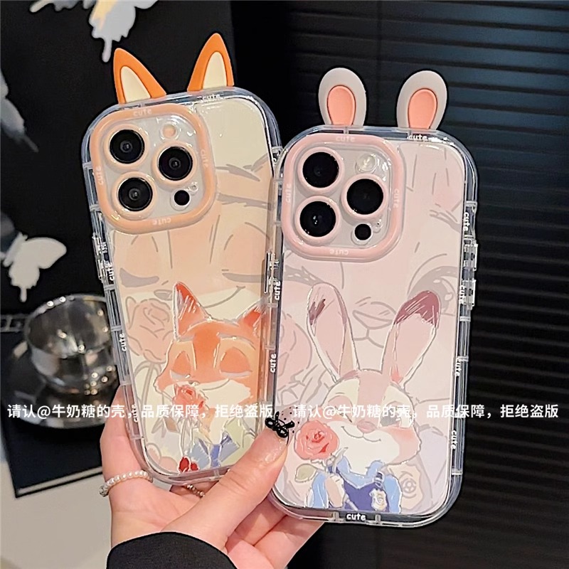玫瑰朱迪尼克适用苹果16手机壳新款华为情侣vivo高级小米卡通OPPO