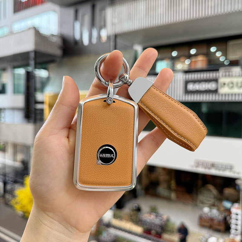 沃尔沃钥匙套xc60 s90 s60壳xc90真皮xc40 v40扣v60高级感包男女