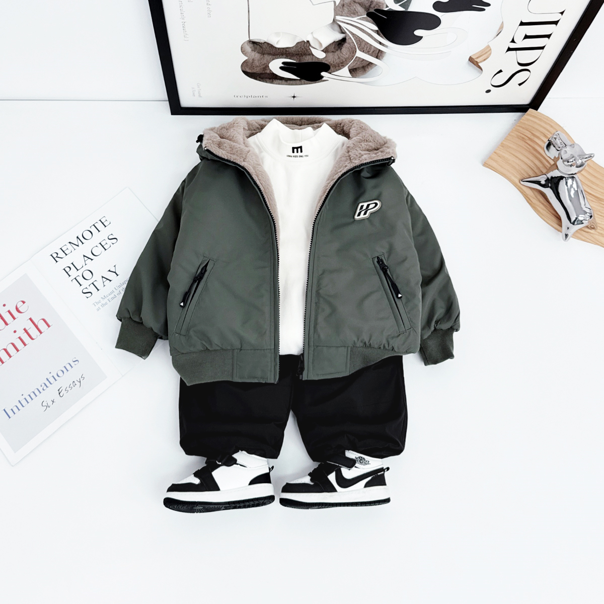 男童冬季加厚外套秋冬款2025新款秋冬装儿童潮WGZ502悠悠童话童装