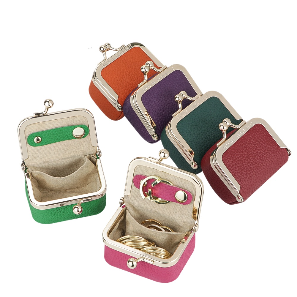 珑宝格真皮珠宝首饰盒项链戒指首饰收纳包麂皮绒迷你饰品盒1894