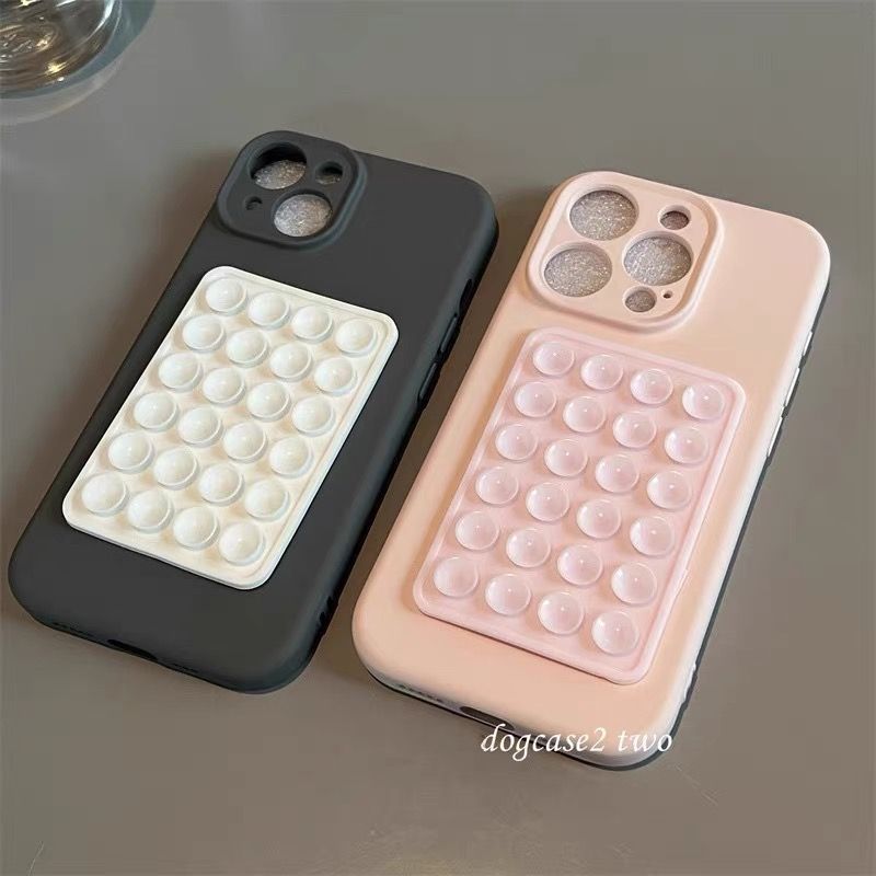 韩风小众立吸盘适用于苹果iPhone16pro13/15手机壳11防摔14高级12