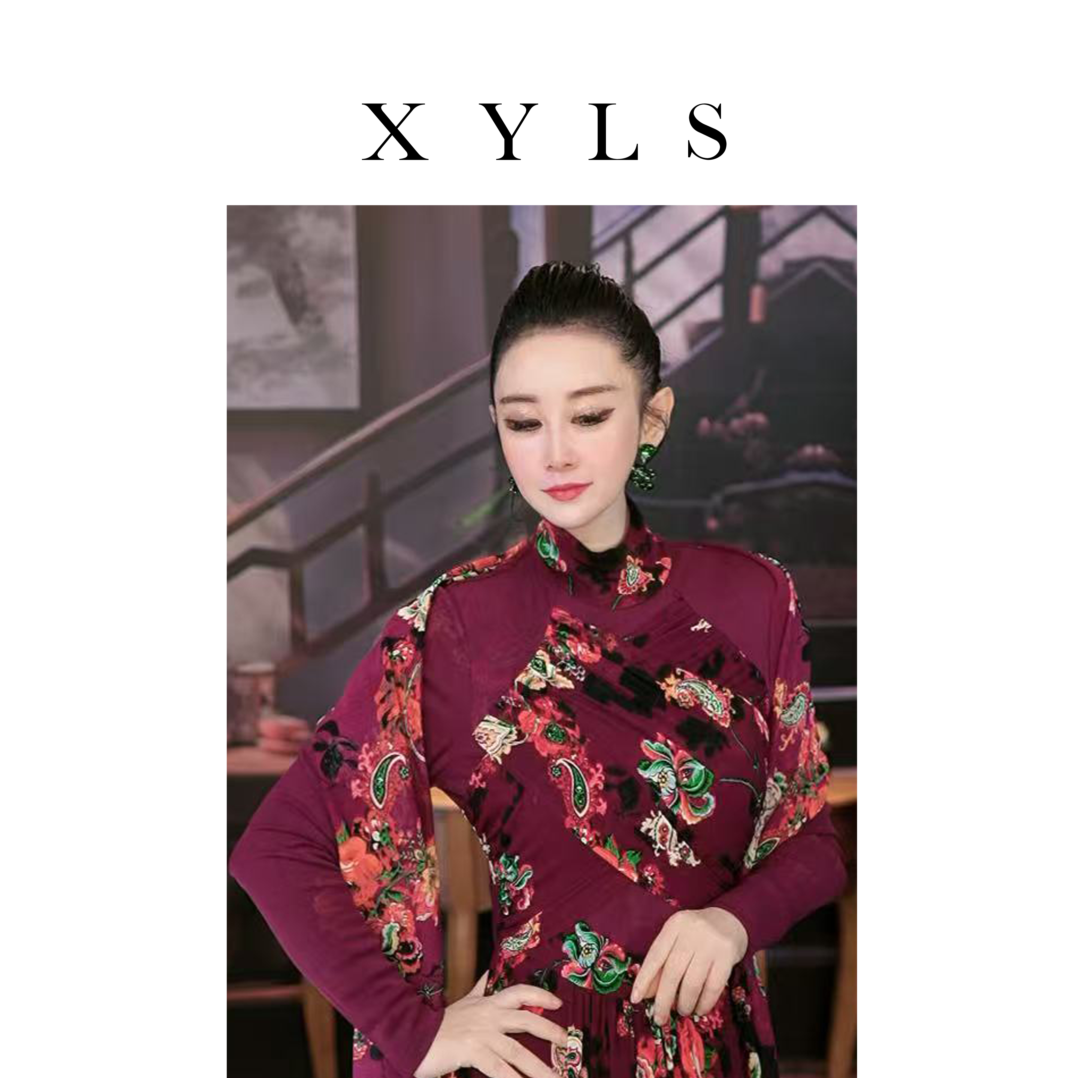 女装弹力网纱连衣裙T009072