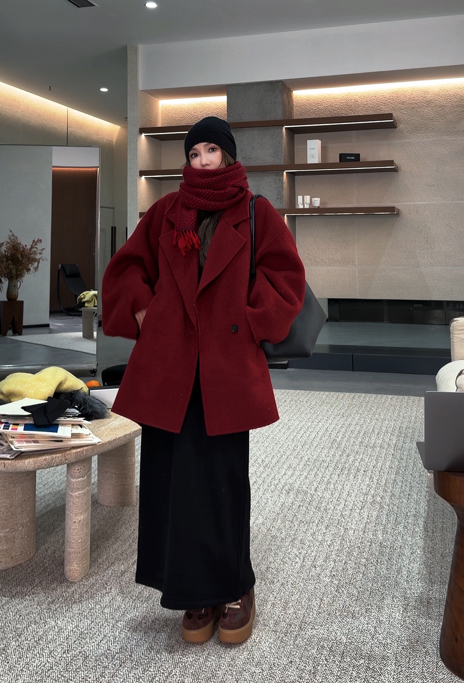 AMAZING IN | 绵羊毛x兔毛桑蚕丝高级感大衣 A251128-AI5BDTJE159