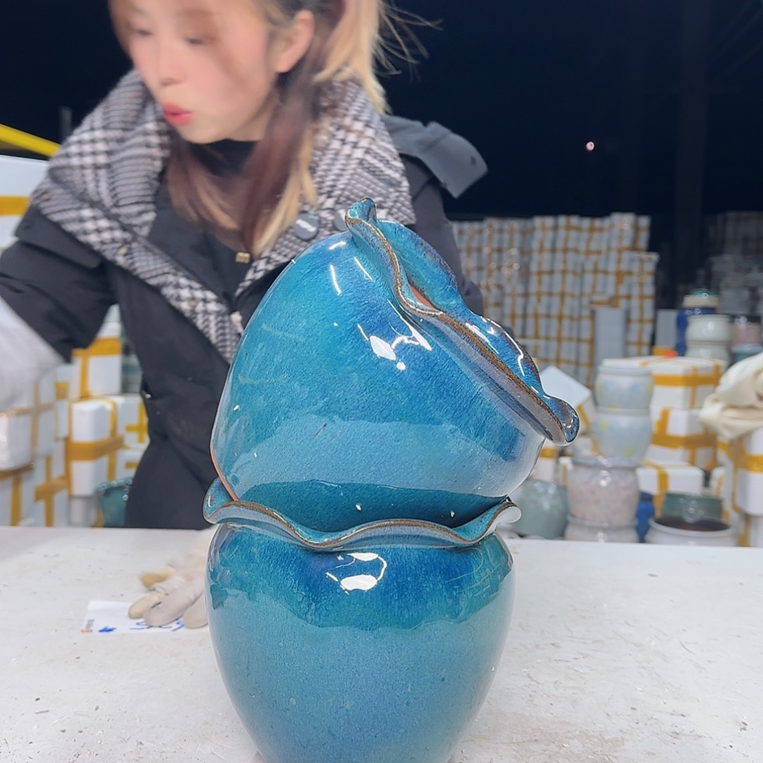 紫砂花盆云上花盆直播1215-625