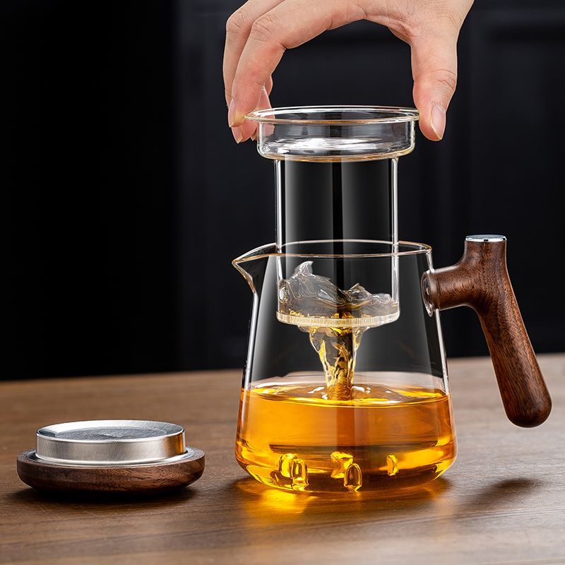 玻璃家用泡茶壶2025新款加厚耐高温办公泡花茶专用茶水分离冲茶壶